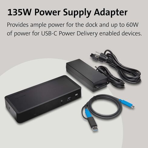 Kensington SD5900T Thunderbolt 4 Displaylink Quad 4K Docking Station for All MacBook M1/M2/M3/M4 and Windows (K35232NA) in Saudi Arabia