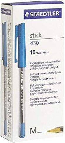 Staedtler Stick Ball Point Pen Medium Medium 10 in Saudi Arabia