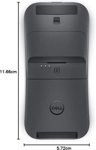 Dell MS700 Bluetooth Travel Mouse – Bluetooth 5.0, Microsoft Swift Pair Pair (Windows 10 & 11 only), Optical LED Sensor, Touch Scroll with Latest Touch Controller - Black in Saudi Arabia