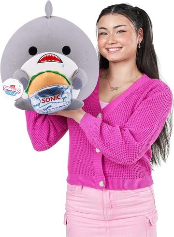 Snackles Series 2 16 بوصة بواسطة Zuru quddly Squishy Comfort 16 بوصة مع ملحق للعلامة التجارية الخفيفة المرخصة (Monkey & Dole Pinapple) in Saudi Arabia