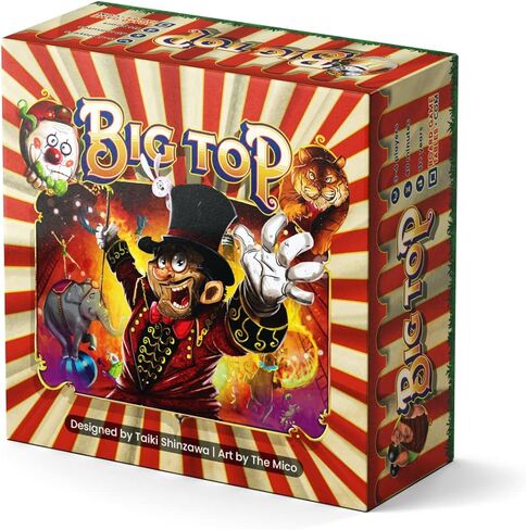 Big Top - Fast Paced Auction Game - 3 to 4 Players - 40 Minutes Play Time (Big Top (Base Game)) in Saudi Arabia