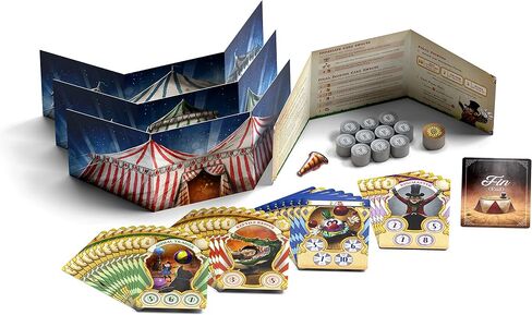 Big Top - Fast Paced Auction Game - 3 to 4 Players - 40 Minutes Play Time (Big Top (Base Game)) in Saudi Arabia