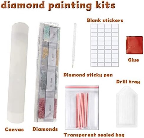 CAEJCCL 5D Diamond Art Rults Miamonds Art Painting مجموعات للبالغين الطلاء حسب الرقم للترفيه المنزلي وتزيين الجدار 12 × 16 بوصة in Saudi Arabia