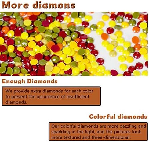 CAEJCCL 5D Diamond Art Rults Miamonds Art Painting مجموعات للبالغين الطلاء حسب الرقم للترفيه المنزلي وتزيين الجدار 12 × 16 بوصة in Saudi Arabia