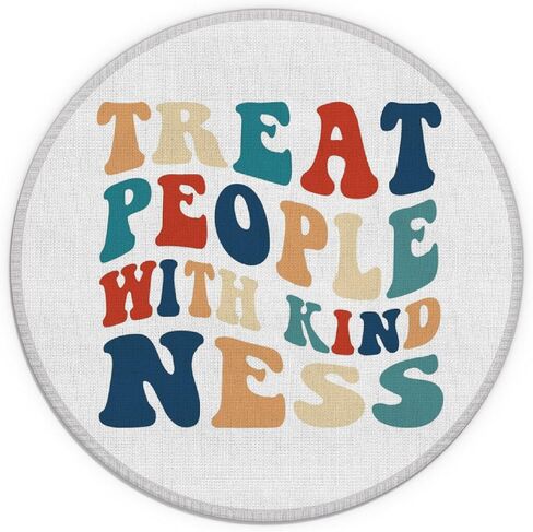 Knibeo Pretty Black Mouse Pad - Round, 7.9 X 7.9 Inch Small Mouse Pad for Wireless Desk Decor, Black Girl Magic Gifts in Saudi Arabia