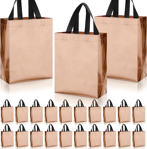 أكياس هدايا سادني 48 PCS مع مقابض متوسطة 8 × 4 × 10 بوصة أكياس الهدايا القابلة لإعادة الاستخدام القابلة لإعادة الاستخدام بشكل كبير للتخرج in Kuwait