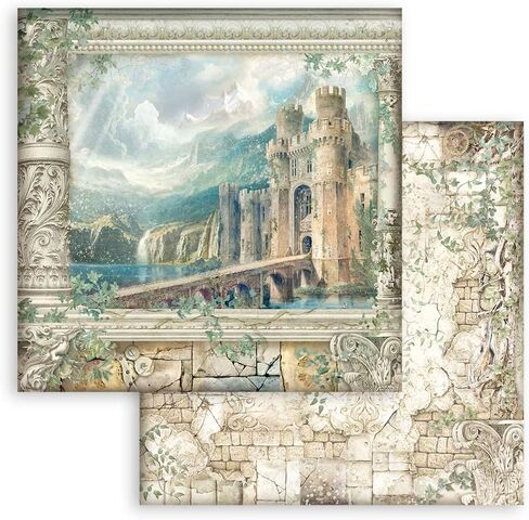 Stamperia Scrapbooking Pad-Magic Forest, Multicoloured, 12 x 12 inches in Kuwait