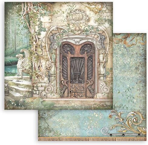 Stamperia Scrapbooking Pad-Magic Forest, Multicoloured, 12 x 12 inches in Kuwait