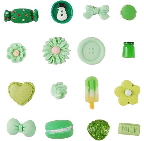 100pcs سحر الوحل لطيف حلوى البلاستيك حبات الفاكهة حلوى الآيس كريم سحر دمية الدمية in Kuwait