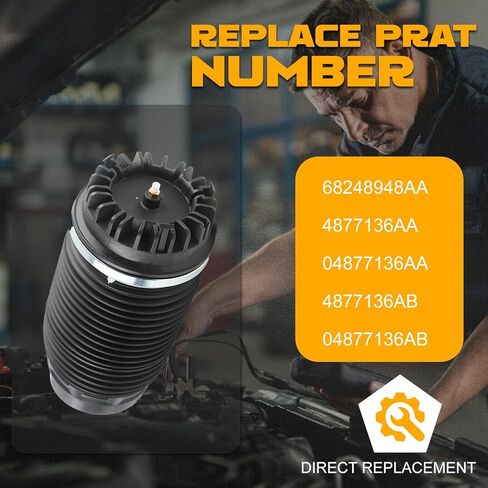 حقيبة تعليق زنبركية هوائية خلفية YDMON، متوافقة مع J-e-ep Grand Cherokee 2011-2015، ممتص صدمات الهواء الأيسر والأيمن للسيارات 68029912AE 68029911AB 68029912AC 68029912AD in Kuwait