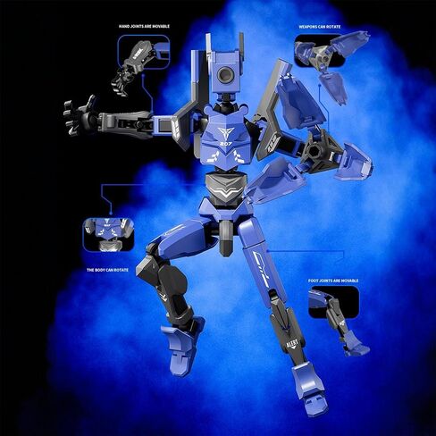 Sentinel 13 Action Figure Generation Sixth Generation 13 Magnetic T13 magnical multived multiped Robot PVC Model مع ملصقات DIY متعددة الأسلحة ذات الأسلحة الدوارة (RED) in Saudi Arabia