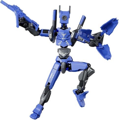 Sentinel 13 Action Figure Generation Sixth Generation 13 Magnetic T13 magnical multived multiped Robot PVC Model مع ملصقات DIY متعددة الأسلحة ذات الأسلحة الدوارة (RED) in Saudi Arabia