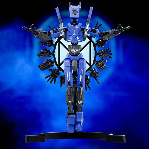 Sentinel 13 Action Figure Generation Sixth Generation 13 Magnetic T13 magnical multived multiped Robot PVC Model مع ملصقات DIY متعددة الأسلحة ذات الأسلحة الدوارة (RED) in Saudi Arabia