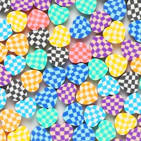 100pcs/box مصنوعة يدويا الفراشة السائبة حبات الطين بوليمر الطين ل DIY قلادة قرط المجوهرات صنع المجوهرات - 8x12mm in Kuwait