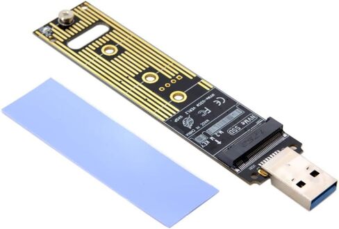 ChenYang USB 3.2 to M.2 NVME/SATA SSD Enclosure Reader,USB 3.2 Gen 2x2 20Gbps Tool Free Enclosure Adapter Support 2242/2260/2280mm with RTL9220 Chipset in Kuwait