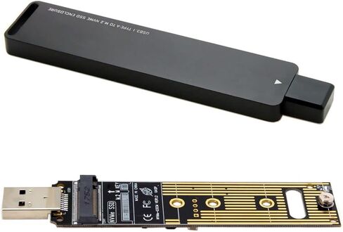 ChenYang USB 3.2 to M.2 NVME/SATA SSD Enclosure Reader,USB 3.2 Gen 2x2 20Gbps Tool Free Enclosure Adapter Support 2242/2260/2280mm with RTL9220 Chipset in Kuwait