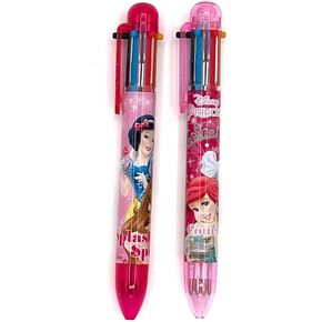 JJM Princess Retractable Multicolor 6-1 Pens - Belle, Ariel, Snow White, and Cinderella - 2PK, PB2PK