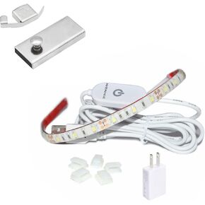 2pcs Magnetic Seam Guide and Sewing Machine Light Strip for Sewing Machine