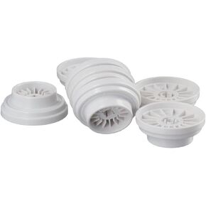 uniquer 10pcs sefile spool cap machine capbin cap 511113-456 متوافق مع آلة الخياطة المغنية 2000 4000 5000 6000 9000 سلسلة