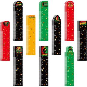 100 PCS Happy Junete11 Lundmarks African African American Independence Day Lundmarks Reading Revice Bulk Page Page for Juneteenth Freedom Pintriotic Party Party Favors Supplies Chaprict -Riber