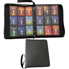 Toploader Binder 9 Pocket و Trading Card Binder يحتفظ بـ 900 Top Loaders Fits للبطاقات الرياضية والبطاقات الصلبة وبطاقات اللعبة
