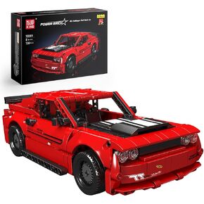 Mould King Pull Back Car Building Kits, Colletible 15080 Super Car Model, Scale Sports Cars Blocks, Speed Champions Cars Toys Sets for Adults and Boys Girls Kids Aged 8+ (738 Pieces) ﻿