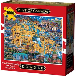 لغز Dowdle Jigsaw - أفضل من كندا - 1000 قطعة
