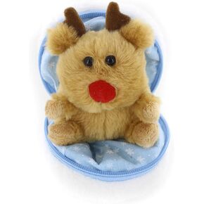 Plushland Snowball Stuffed Zip up Animal – Snowman Plush Toy – Cute Easter Plush Animals Assortment – Wonderful Soft Toy for Families and Friends