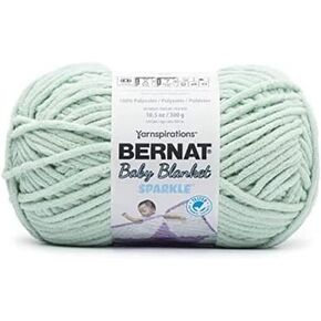Bernat Baby Blanket Sparkle 300G - Seafoam Sparkle