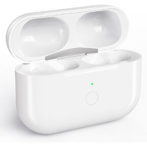 Wireless Charging Case Replacement Compatible with AirPods Pro 1st & 2nd Generation, Wireless Charger Case Replacement for AirPods Pro 1/2 (1st & 2nd Generation), No Earbuds