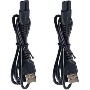 2pcs كابل شحن USB في جميع أنحاء العالم لملف قدم الكالسيك الكهربائي ، استبدال سلك شحن USB للرجال الشحن الكهربائي للرجال/ليدي كليبرز/كليبرز الكلاب/كليبرز الحيوانات الأليفة من بعض العلامات التجارية