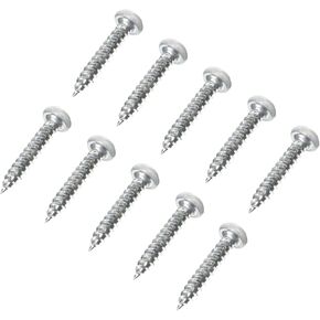 AP Products 012-PSQ500W 8x1 Polar White 1 "Square Pan Ban Head Screw ، (حزمة 500)