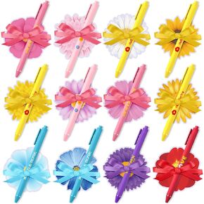 96 Pcs Spring Sticky Notes and Pens Set, 48 Flower Shaped Memo Pads 48 Hello Spring Ballpoint Pens Foral Party Gifts Supplies for Student Classroom School Birthday Party Gift Supplies Favors