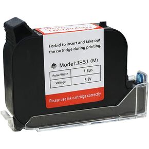 PEKOKO Black Original Solvent Fast-Drying IQ800 Ink Cartridge Replacement 42ml Durable Quick Dry Ink Cartridge for Handheld PrinterLB100,LBX1000plus and LBX2000plus Online Inkjet Printer