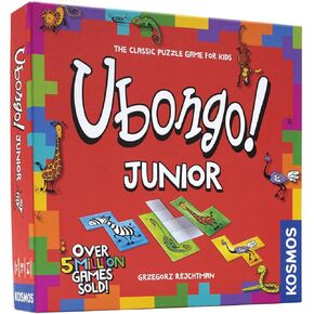 Thames & Kosmos | Ubongo Junior - Sprint to Solve The Puzzle | Family Friendly Board Game, Great for Kids | Highly Re-Playable | Quality Components