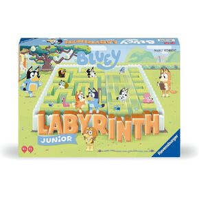 Ravensburger Bluey Labyrinth Junior Board Game | إشراك دعابة الدماغ للأطفال والعائلات | لعبة ألغاز Moze Moze الكلاسيكية | يضم شخصيات Bluey المحبوبة | الأعمار 4+