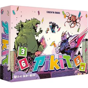 Pikit Board Game - Steal and Block Opponents in This Dice Rolling & Card Claiming Strategy Game, Fun Family Game for Kids & Adults, Ages 8+, 2-4 Players, 30 Minute Playtime, Made by Repos Production