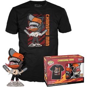 Funko Pop! & tee: Chainsaw Man - Chainsaw Man Leaping- XL