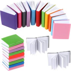 40Pcs 1:12 Scale Miniatures Dollhouse Books Assorted Colors Tiny Books Mini Books Dollhouse Decoration Accessories for Miniature Study Room Bedroom Library Scene
