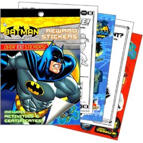 أنشطة ملصقات Batman مكافأة كتاب التلوين المصغرة مع صفحات تلوين المكافآت