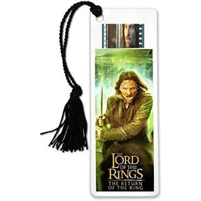 Lord of the Rings - Aragorn - Return of the King - Filmcells Bookmark - يتميز بمقطع حقيقي من فيلم 35 مم