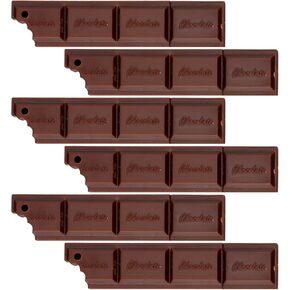 JKJF 6 PCS محاكاة شكل الشوكولاتة أشكال كرة الشوكولاتة شكل الشوكولاتة شكل الحبر الحبر الجدة الأقلام لمستلزمات كتابة المكاتب المدرسية لوازم المكاتب - 0.7 ملم أسود
