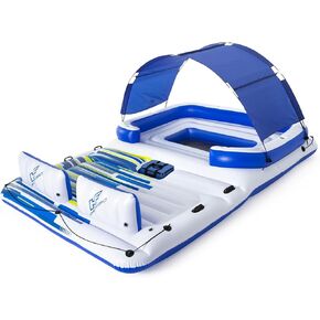 Bestway Hydro Force Summer Summer Slide Active Activity Island مع حاملي الكأس ومقابض شاقة لسهولة النقل