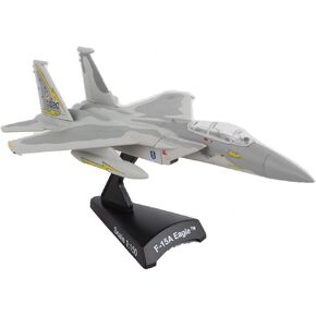 Daron Postage Stamp F-15 Eagle 5th Fighter Interceptor Sqn. 1/150 Scale, Gray, unisex, adult Grey