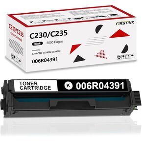 سعة عالية C230 C235 خرطوشة الحبر الأسود [مع رقاقة جديدة] استبدال Xerox C235 C230 C235DNI C230DNI PRINTERS TONRER (1 pack)