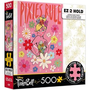 Ceaco - Disney - Tinker Bell - Pixies Rule - 500 Larger Sized Piece Jigsaw Puzzle