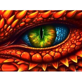 Upablunso Diamond Art Painting Fire Dragon Dragon Kit Kit Blue and Purple Colors للبالغين اللوحة الفنية الماسية بواسطة أرقام الأرقام الجوهرية جدار المنزل ديكور 12x16in/30x40cm