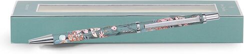 Vera Bradley Black Ink Ballpoint Pen with Gift Box, Green Metal Pen Accepts Standard Refills, Sunlit Garden Greek Sage in Saudi Arabia