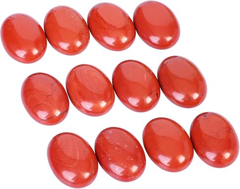 25x18mm Gemstone CAB Cabochon Flat Back Beads for Jewelry Making DIY Shaped 10Pcs, Moonstone in Kuwait