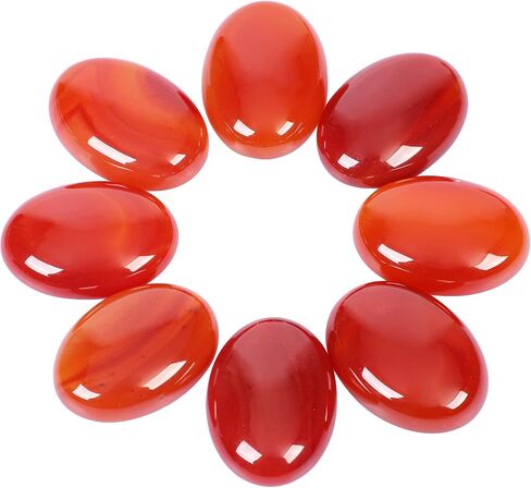 25x18mm Gemstone CAB Cabochon Flat Back Beads for Jewelry Making DIY Shaped 10Pcs, Moonstone in Kuwait